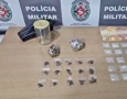 Drogas apreendidas pela polícia militar na Capital 