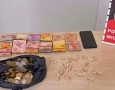 Material ilícito apreendido em ação da Polícia Militar