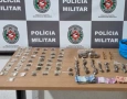 Material ilícito apreendido em ação da Polícia Militar