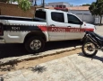 Motocicleta adulterada apreendida pela PM em Brejo dos Santos 
