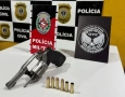 Arma apreendida em ação policial na cidade de Catolé do Rocha 