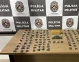 Drogas apreendidas pela polícia militar em João Pessoa 