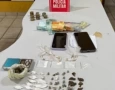 Material ilícito apreendido em ação da Polícia Militar