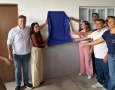 Inauguração de escola no distrito de Engenheiro Ávidos, em Cajazeiras