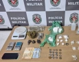 Drogas apreendidas pela Polícia Militar em João Pessoa 