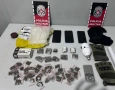 Material ilícito apreendido pela Polícia Militar