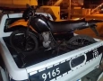 Motocicleta apreendida em ação da PM