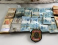 Dinheiro apreendido em operação que apura fraude em licitação