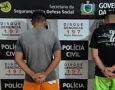 Homens presos em ação da DHE de Patos 