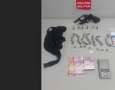 Material ilícito apreendido em ação da PM