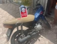 Motocicleta apreendida em ação da PM