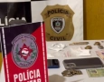 Drogas apreendidas em ação da PM