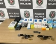 Polícia militar prende casais que estariam praticando assaltos
