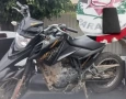 Moto recuperada pela polícia militar em Santa Helena 