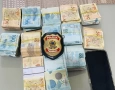 Dinheiro apreendido na nova fase da Operação Sem Desconto