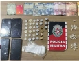 Droga apreendida em ação da Polícia Militar