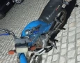 Motocicleta apreendida pela polícia militar em Uiraúna 