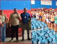 Entrega de cestas de alimentos da Semana Santa