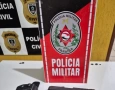 Arma de fogo apreendida pela polícia militar em Catolé do Rocha 