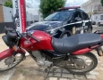 Moto recuperada pela polícia militar em Paulista 