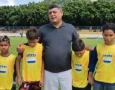 Prefeito de Vieirópolis, Thially Aristóteles ao lado de atletas