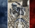 Motocicleta apreendida em ação da PM