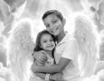 José Davy Rocha Alecrim (14 anos) e Maria Isabella (8 anos)