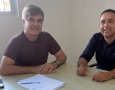Deputado federal Wellington Roberto e o prefeito de São Vicente do Seridó, Erivam de Biu