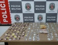 Drogas apreendidas pela Polícia Militar em João Pessoa 