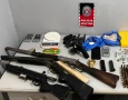 Armas de fogo apreendidas pela polícia militar em Santa Rita 