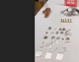 Material ilícito apreendido em ação da Polícia Militar