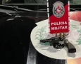 Arma de fogo apreendida pela polícia militar em Coremas 