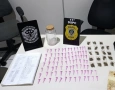 Drogas apreendidas pela Polícia Civil em Boqueirão 
