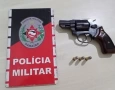 Arma de fogo apreendida em ação da Polícia Militar