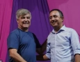 Deputado Wellington Roberto ao lado do prefeito de São Vicente do Seridó