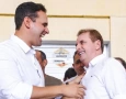 Deputado Estadual Chico Mendes e o Governador da Paraíba, Lucas Ribeiro 
