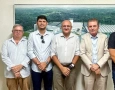 Chico Mendes ao lados de lideranças de Bernardino Batista