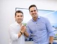 Deputado Michel Henrique e o governador Lucas Ribeiro