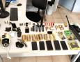 Armas e munições apreendidas pela polícia militar no Conde 