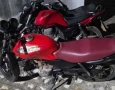 Motocicleta adulterada apreendida pela polícia militar em Bonito de Santa Fé 