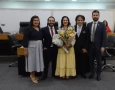 Homenagem professora Hélcia Macedo Diniz