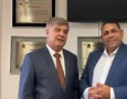Prefeito de Aparecida João Neto ao lado do Deputado Federal, Welligton Roberto 