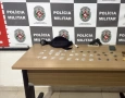 Drogas apreendidas em ação da PM