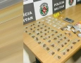 Material ilícito apreendido em ação da Polícia Militar