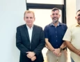 Deputado Chico Mendes e o prefeito de Aparecida, João Neto na Seplag