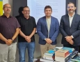 Prefeito Helder Carvalho em reunião com o diretor presidente da Cia de Desenvolvimento da PB