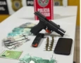 Material ilícito apreendido em ação da Polícia Militar