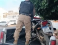 Moto recuperada pela polícia militar em Cajazeiras 