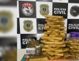 Vasta quantidade de drogas apreendidas em CG