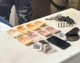 Arma e drogas apreendidas pela polícia militar em Brejo do Cruz 